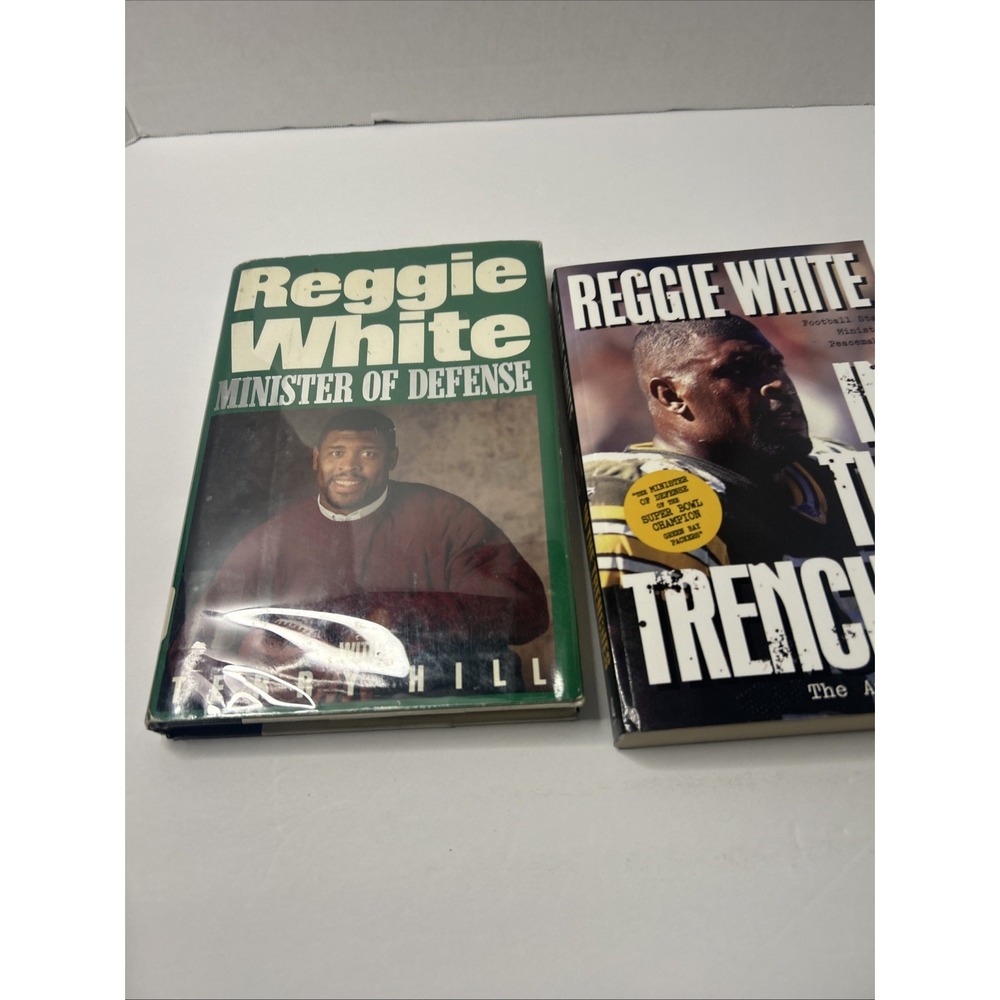 Reggie White: Minister of Defense - Hardcover Ex Lib/ In The Trenches PB